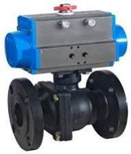 Three Piece Ball Valve Pneumatic