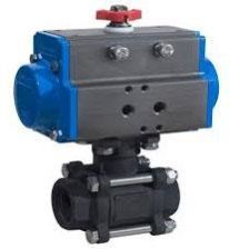 Three Piece Ball Valve Screw Actuator