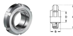 SS SMS Weldable Unions