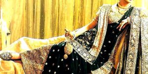 Black Pure Silk Saree