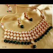 Party Wear Stone & Kundan Necklace Set