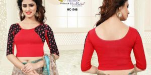 Stretchable Designer Cotton Lycra Blouse