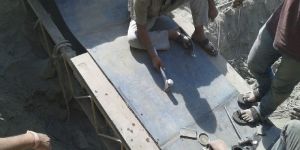 VULCANIZING AND JOINTING CONVEYOR BELT