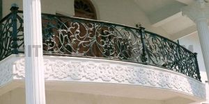 CAST IRON BALCONIES GRILLS