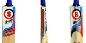 Blue English Willow Cricket Bat