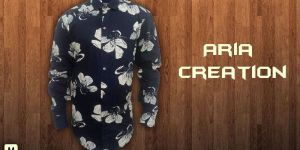 Cotton Flower Print Shirt