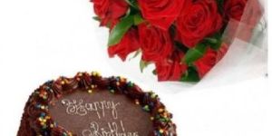 Roses Choco Cake