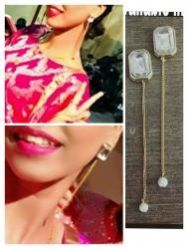 Kundan Stone with Tassal Earring