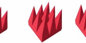 PLASTIC COATED POLYURETHANE FOAM BASED RF MICROWAVE ABSORBERS