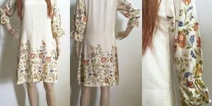 Printed Floral Short Dress