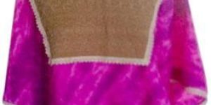 PRINTED RAYON PONCHO