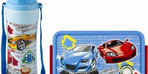 Jayco Blue Lunch Box & Water Bottle Set