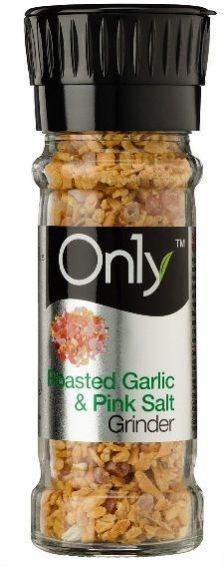 On1y Roasted Garlic Pink Salt Grinder