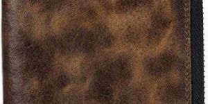 Leather Zipper Wallet