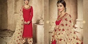 Winsome Crystal Semi Stitched Suits