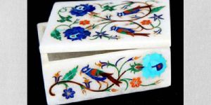 Marble Inlay Jewellery Box