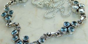 Blue Topaz Necklace