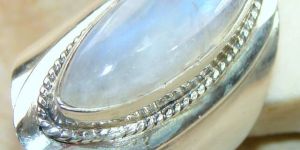 Rainbow Moonstone Ring