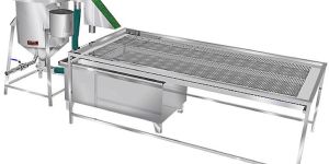 Cascade Type Filth Washing System with Infeed Conveyor