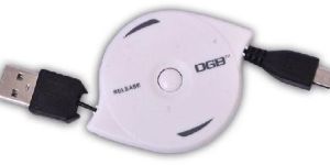 One Touch USB Rectractable Cable