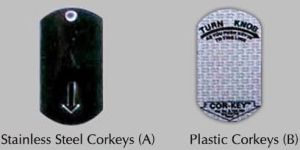 Stainless Steel Cor Keys