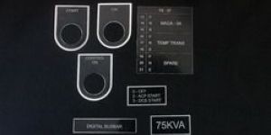 Control Panel Name Plates