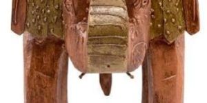 Wooden Elephant Stool