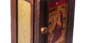 Wooden Stool Shaped Decorative Pillar