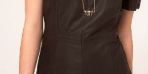 Women Lambskin Leather Dress