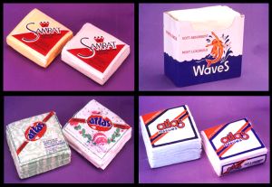 Prime Napkins Full Embossed Printed / Plain