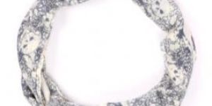 Skull Pure Organic Hand Print Cashmere Scarf