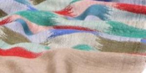 Soft Beautiful Jacquard Brick Pattern Pure Cashmere Scarf