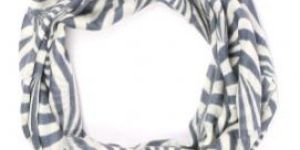 Zebra Pure Organic Hand Print Cashmere Scarf