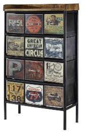 Painted File Cabinet