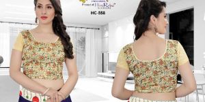 Printed Semi Stitched Ladies Blouse