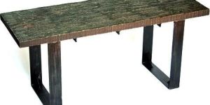 Wooden & Metal Outdoor Bench