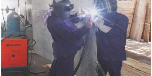 Clad Sheet Welding