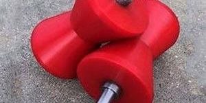 Red Conveyor Rollers