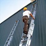 Wall Support Extension Ladder