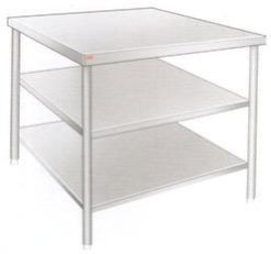 Table with Two under Shelves