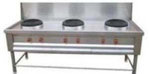 Three Burner Chinese Range