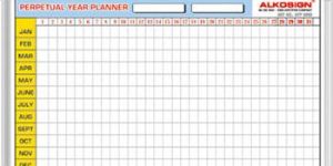 Yearly Planner Board