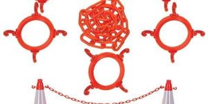 Safety Cones and PVC Chains