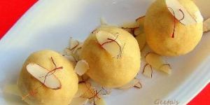 Kesar Ladoo Ghee Sweet