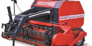 Round Straw Baler