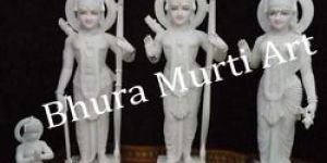 White Marble RAM Darbar Statue
