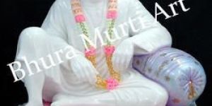 White Marble Shirdi Sai Baba Statue