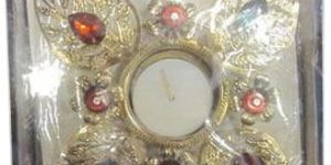 Golden Metal Candle Stands