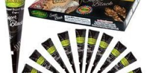 Instant Black Henna Cone