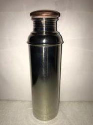 Nickle Finish Plain Copper Bottle